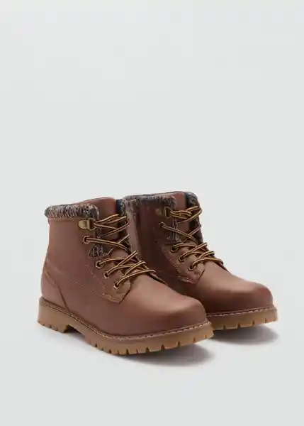 Botines Benc Chocolate Talla 38 Niños Mango