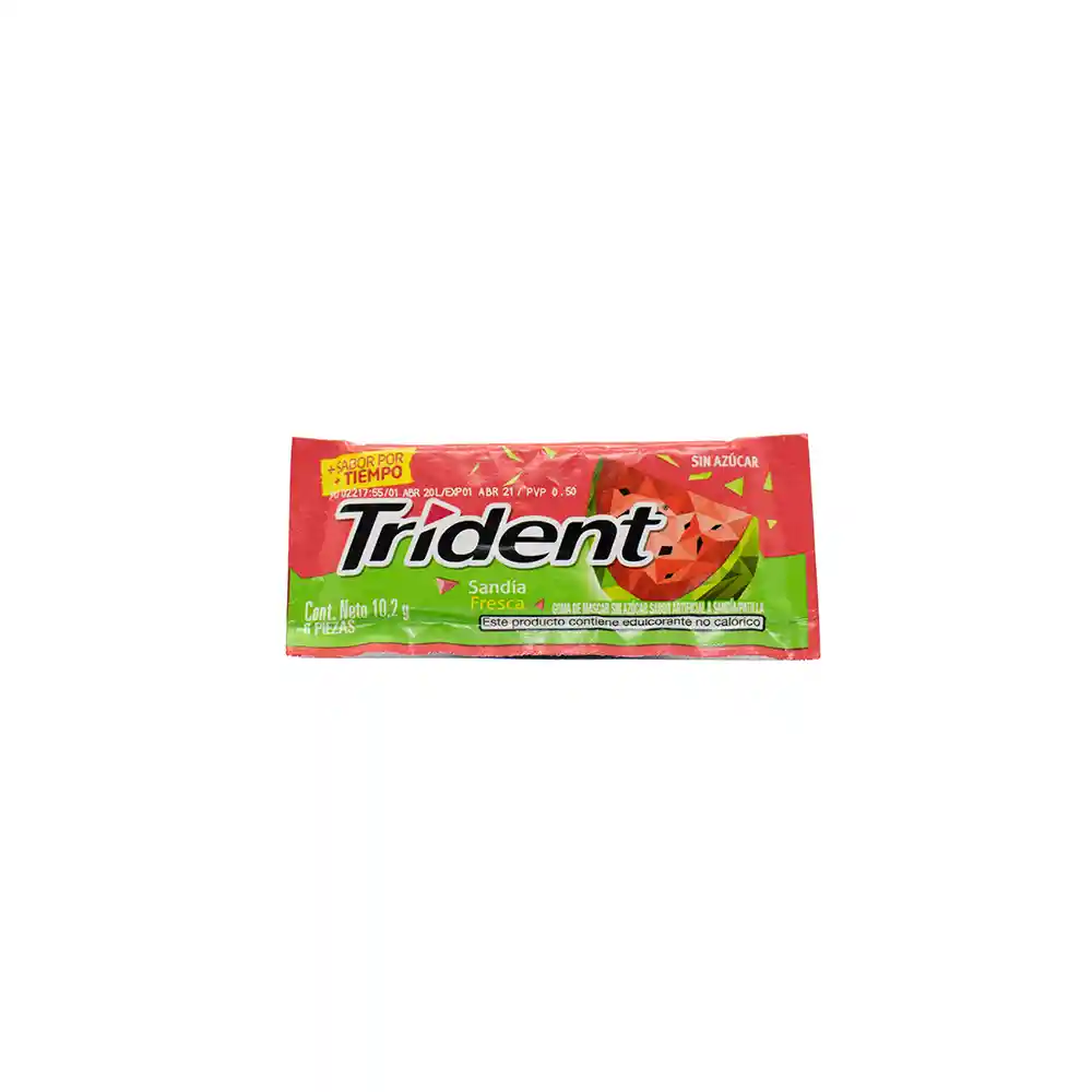 Trident Chicles Sabor Sandía Fresca 