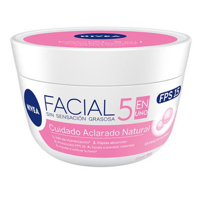 Crema Facial Nivea Aclarado Natural FPS 15 50ml