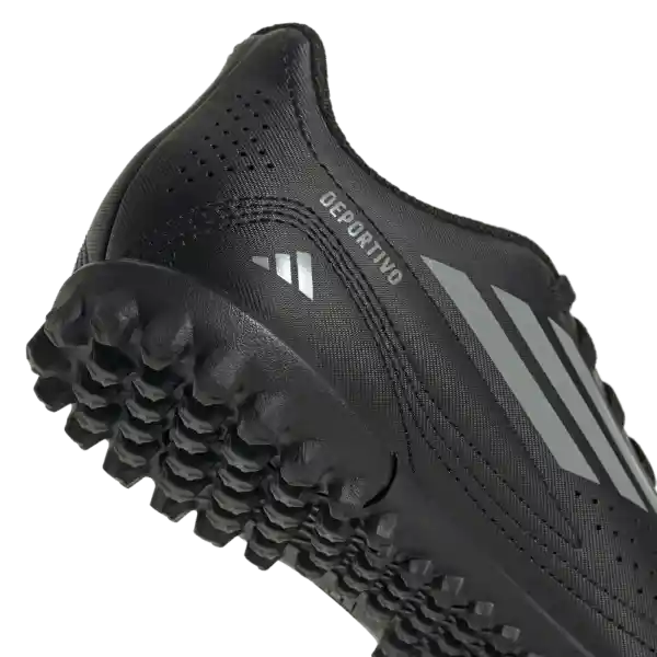 Adidas Guayos Deportivo III J Tf Fútbol de Niño Negro Talla 5