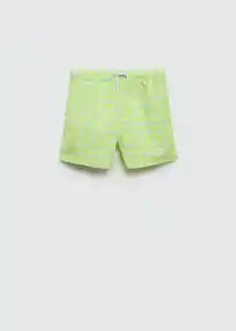 Short Bañador Starfish Amarillo Talla 07 Niños Mango