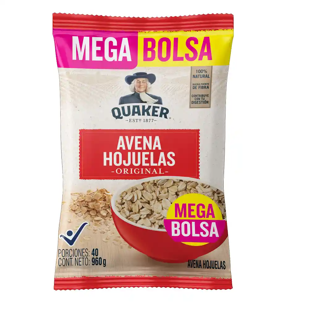 Quaker Avena Hojuela 960g