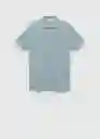 Camiseta Polo Slimmy Azul Talla 21 Teen Niños Mango