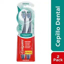 Cepillo de Dientes Suave Colgate 360° x 2 Und