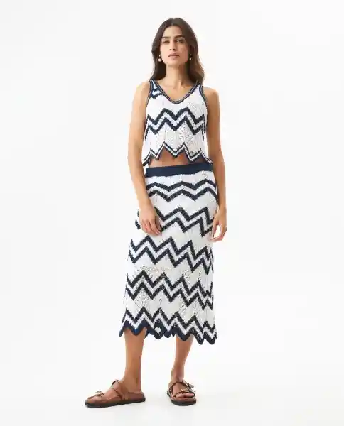 Blusa Top Summer Femenino Crudo Porcelana Claro T. S Chevignon