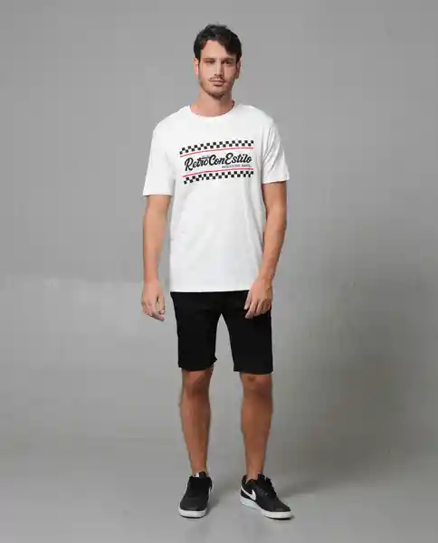 Camiseta Hombre Blanco Talla XXL 103G108_BLA110601 Rifle