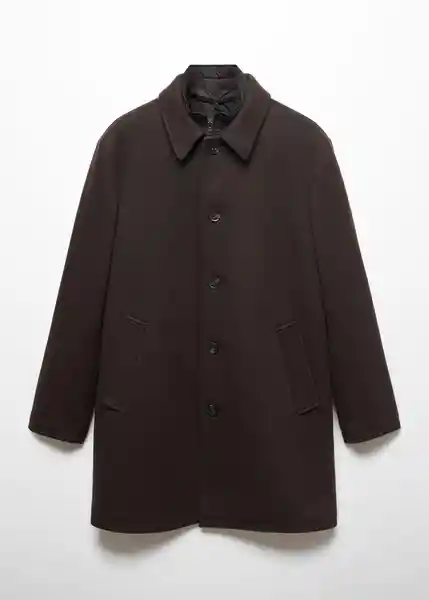 Abrigo Station Topo Talla XS Hombre Mango