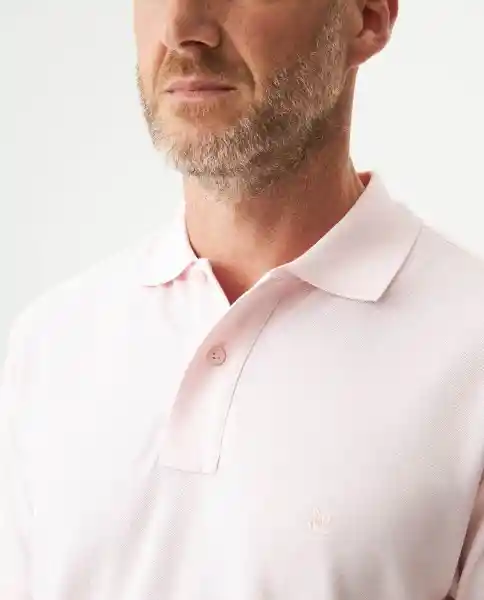 Camiseta Polo Classic Masculino Rosa Talla L 153207 Chevignon