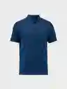 Camisa Jersey Unicolor Regular Fit Navy T. M 69614 Arturo Calle
