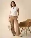 Pantalón Café Siena Medio Talla 14 431G000 Espirit