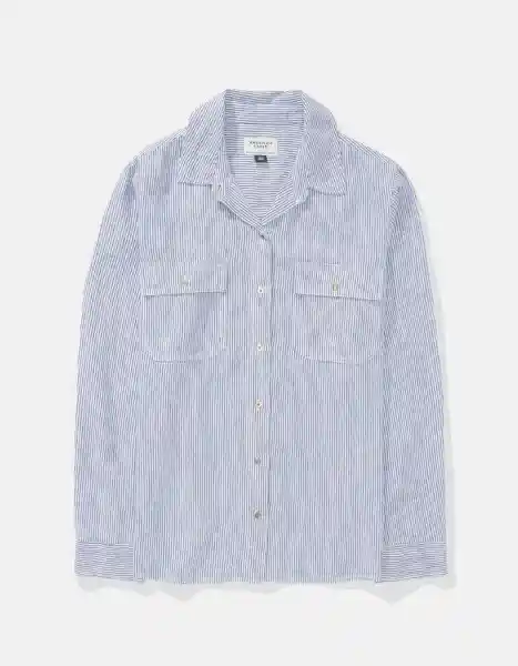 Camisa Mujer Beige Talla X-Small 6146119 American Eagle