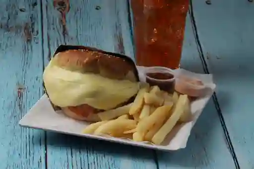 Combo hamburguesa de res