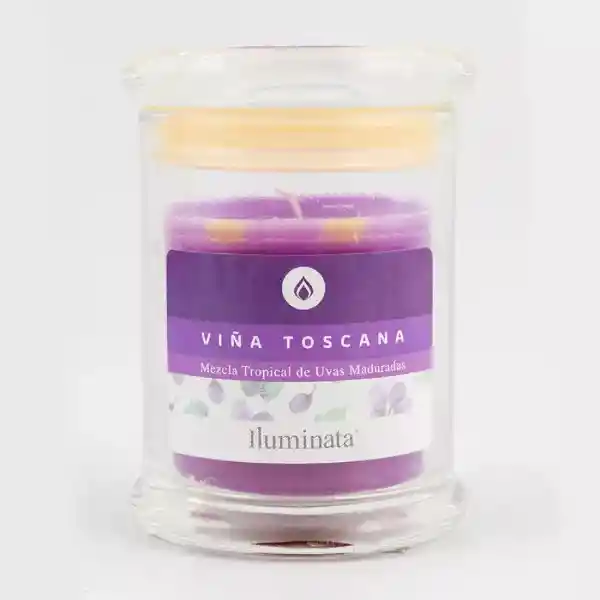 Iluminata Vela Viña Toscana Vaso Md V79