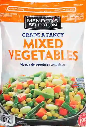 Members Selection Mezcla de Vegetales Congelados Grade a Fancy en Bolsa Resellable