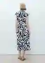 Vestido Apple Azul Talla XL Mujer Mango