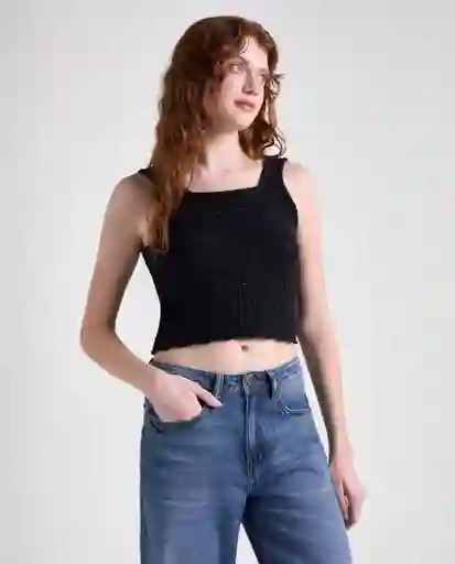 Camisa Mujer Negro Talla XS 619G009_NEG194007 Americanino