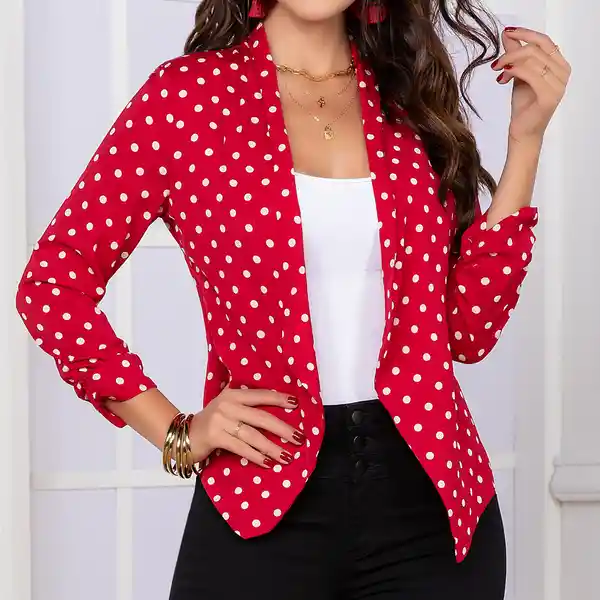 Croydon Blazer Nuria Para Mujer Color Vinotinto Talla M