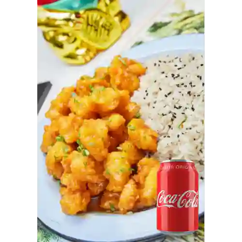 Combo Pollo a la Naranja +Cocacola Orig 330 ml