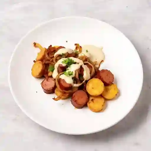 Chorizo Santarosano Cebolla Caramelizada