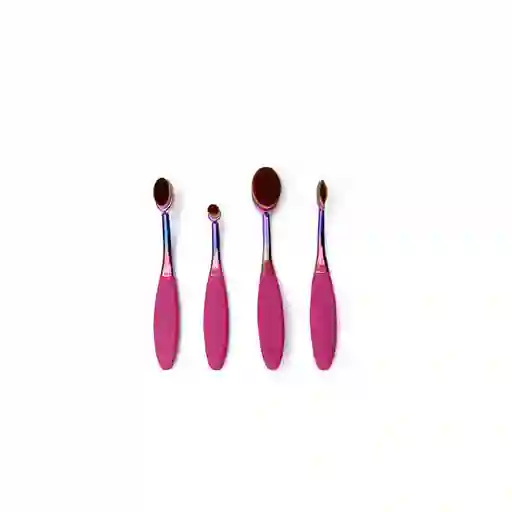 Salon Expert Set De Brochas Contorno Morada