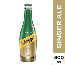 Gaseosa Schweppes Ginger Ale Vidrio 300ml