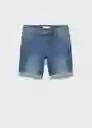Bermuda Rock Tejano Oscuro Talla 48 Hombre Mango