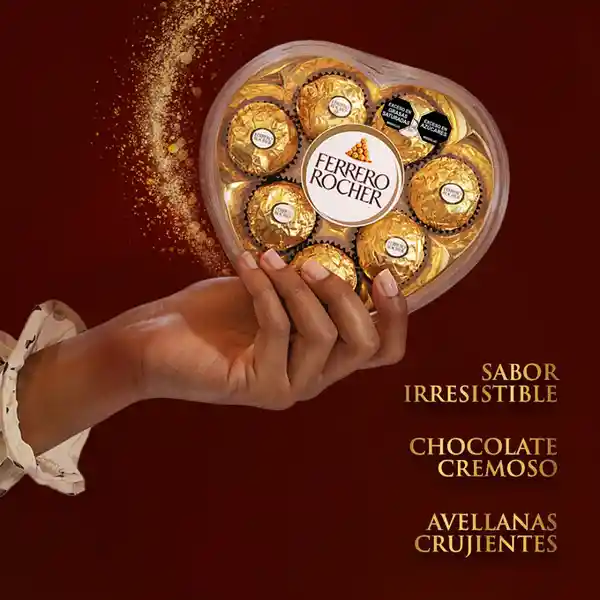 Ferrero Rocher Chocolates en Estuche de Corazón