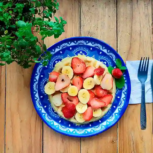 Waffles de Fruta + Cafe Americano