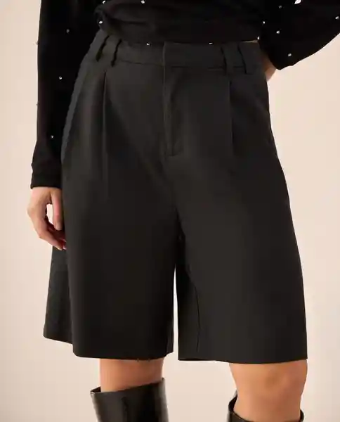 Bermuda Short Negro Jaguar Ultraoscuro Talla 12 459G200 Esprit