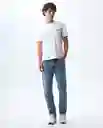 Camiseta Hombre Blanco Talla M 841G023_BLA110601 Americanino