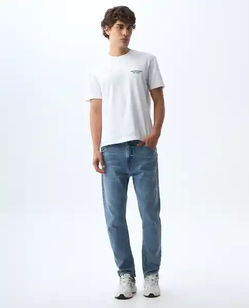 Camiseta Hombre Blanco Talla M 841G023_BLA110601 Americanino