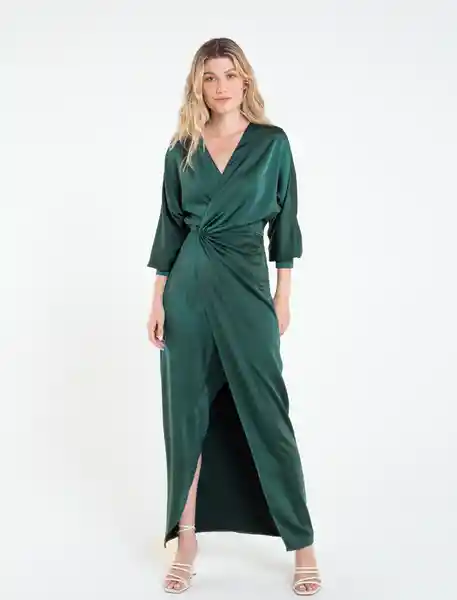 Vestido Lolee Mujer Verde Herbolaria Ultraoscuro Talla S Naf Naf