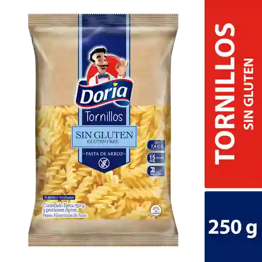 Doria Pasta de Arroz Tornillos Sin Gluten