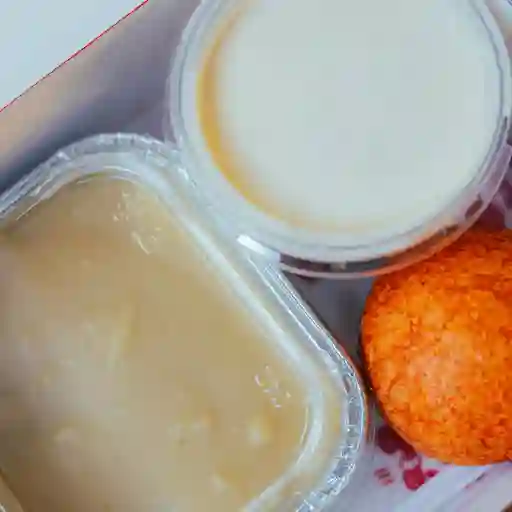 Cajita navideña arroz con leche