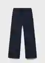 Pantalón Fiocco Navy Talla S Mujer Mango