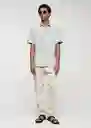 Camisa Samui-H Verde Talla S Hombre Mango