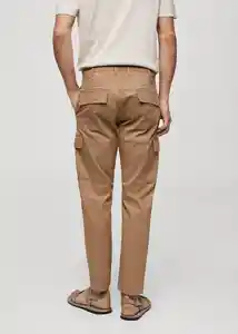 Pantalón Zeus Beige Talla 38 Hombre Mango