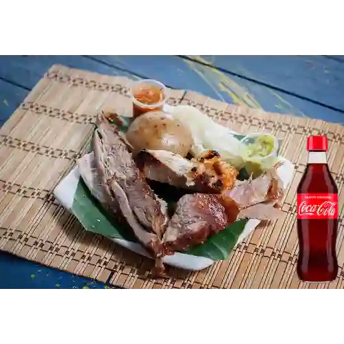 Combo Carne Mixta + Coca-Cola Sabor Original 350 ml