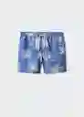 Short Bañador Girasol Navy Talla XL Hombre Mango