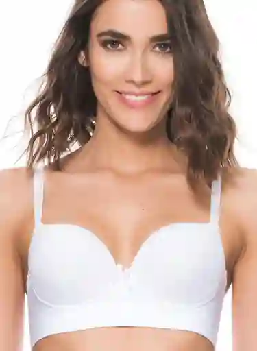 St Even Brasier Realce Natural Mujer Blanco Talla 32B .