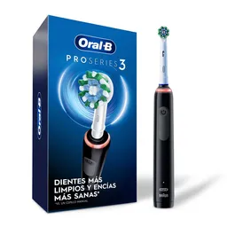 Oral B PRO Series 3 Cepillo de Dientes Eléctrico Cabezal Redondo Advanced Clean Negro