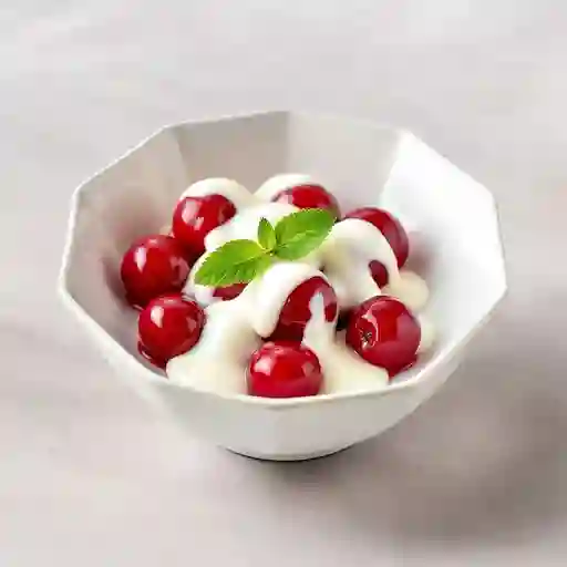 Cerezas con Crema