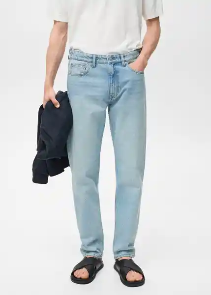 Jean Bob Tejano Claro Talla 44 Hombre Mango