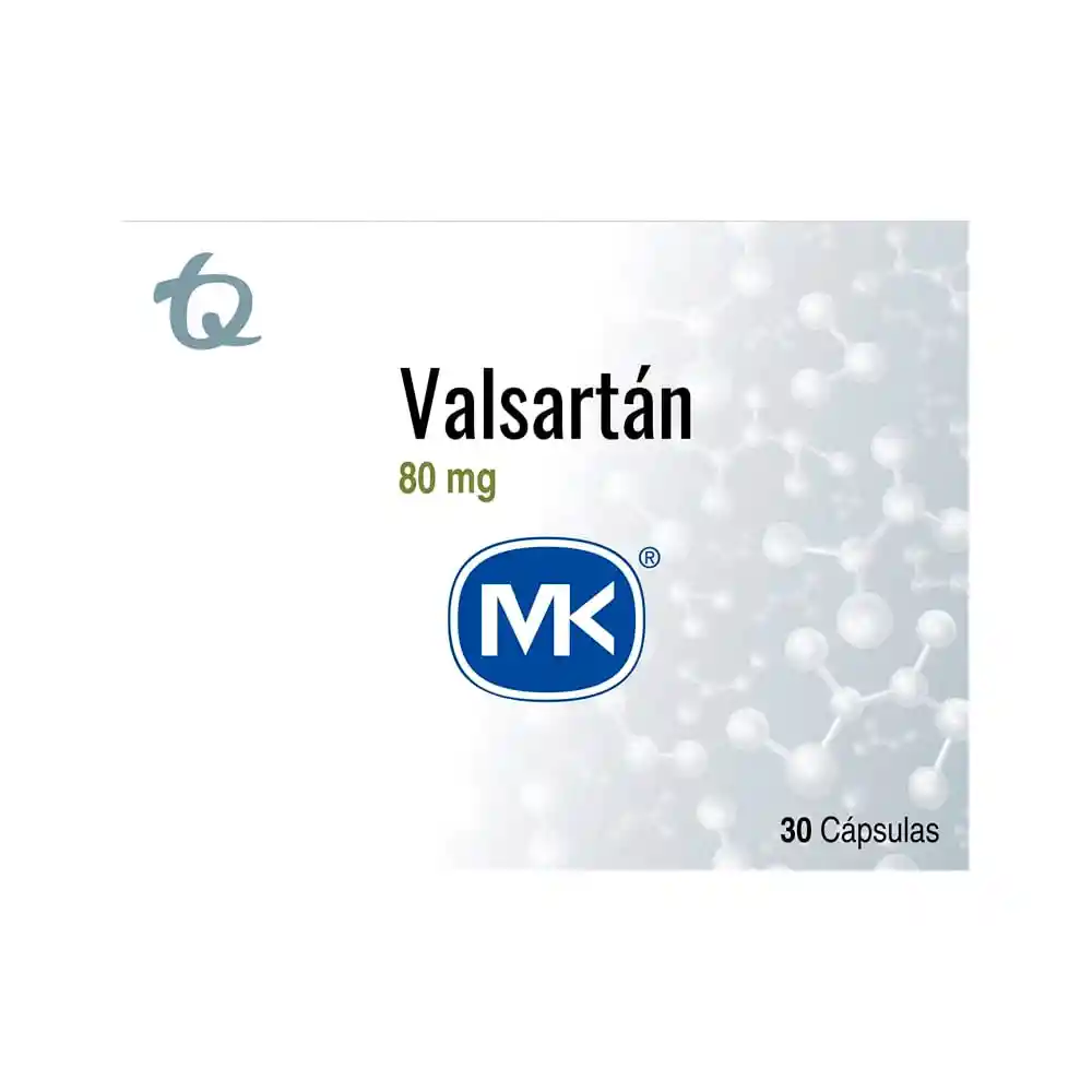 Mk Valsartán (80 mg) 30 Cápsulas