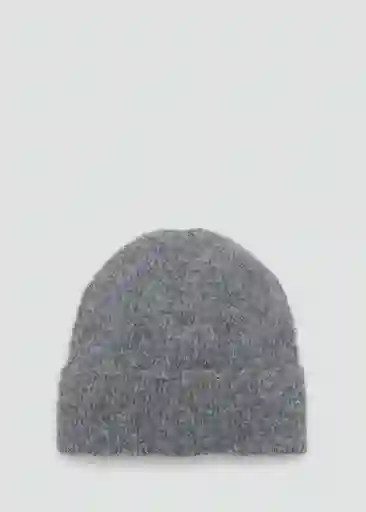 Gorro Mohi Gris Oscuro Vigore Mujer Mango