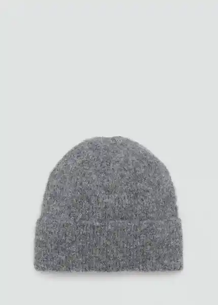 Gorro Mohi Gris Oscuro Vigore Mujer Mango