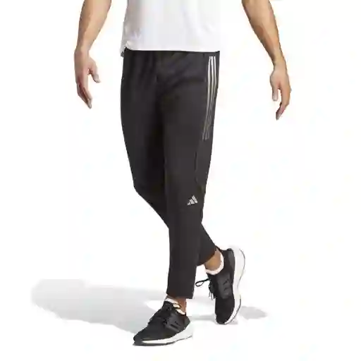 Adidas Pantalón Run Icons Para Hombre Negro Talla L