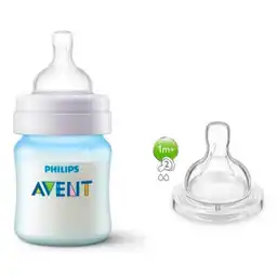 Teteros Anticolico Azul 4Oz Avent Scd809/26