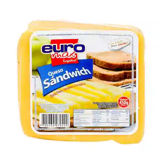 Euromax Queso Sándwich 