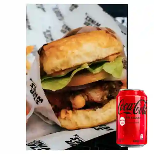 Combo Star Burguer + Coca Cola Sin Azúcar 330ML